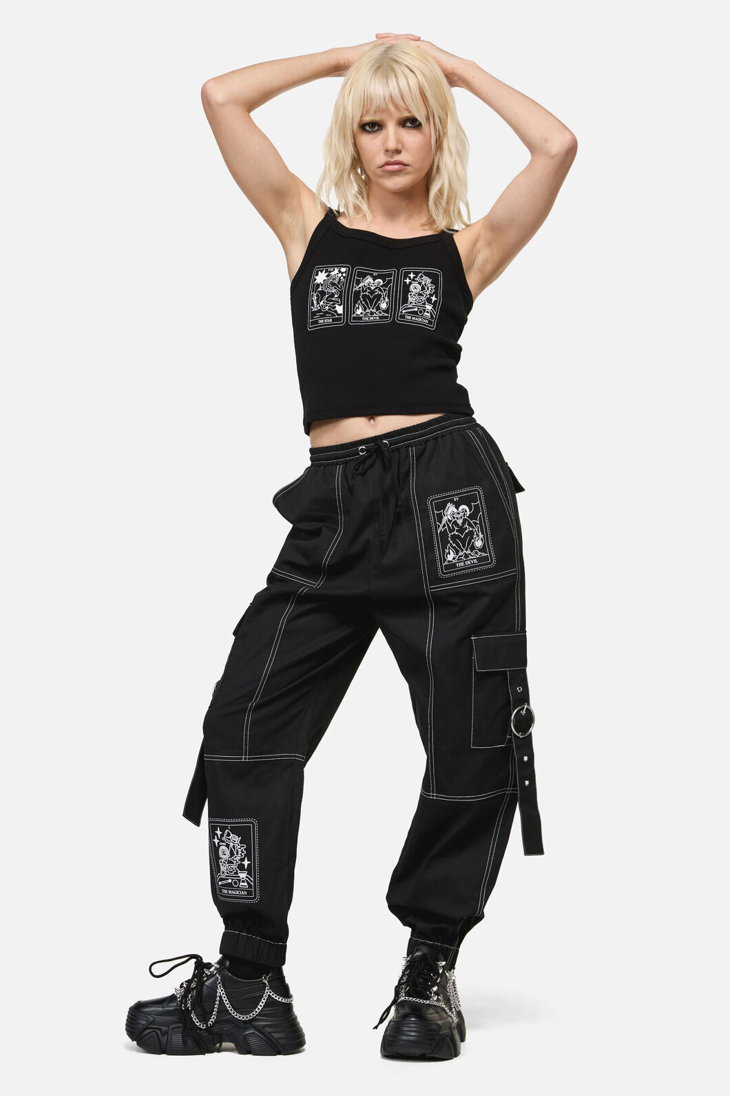 Dangerfield - Temperance Goth Cargo Pant - black