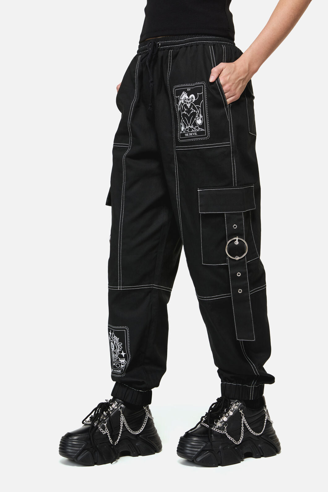 Dangerfield - Temperance Goth Cargo Pant - black