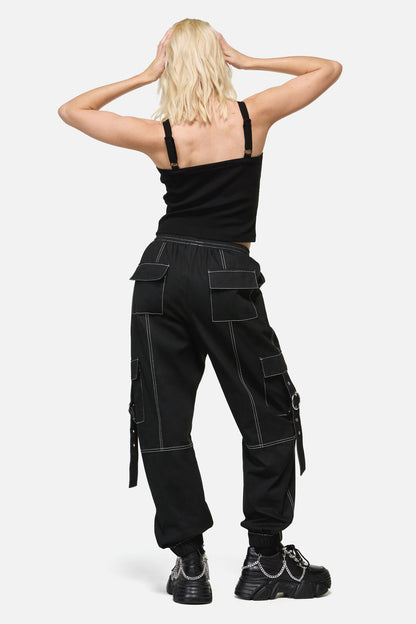 Dangerfield - Temperance Goth Cargo Pant - black