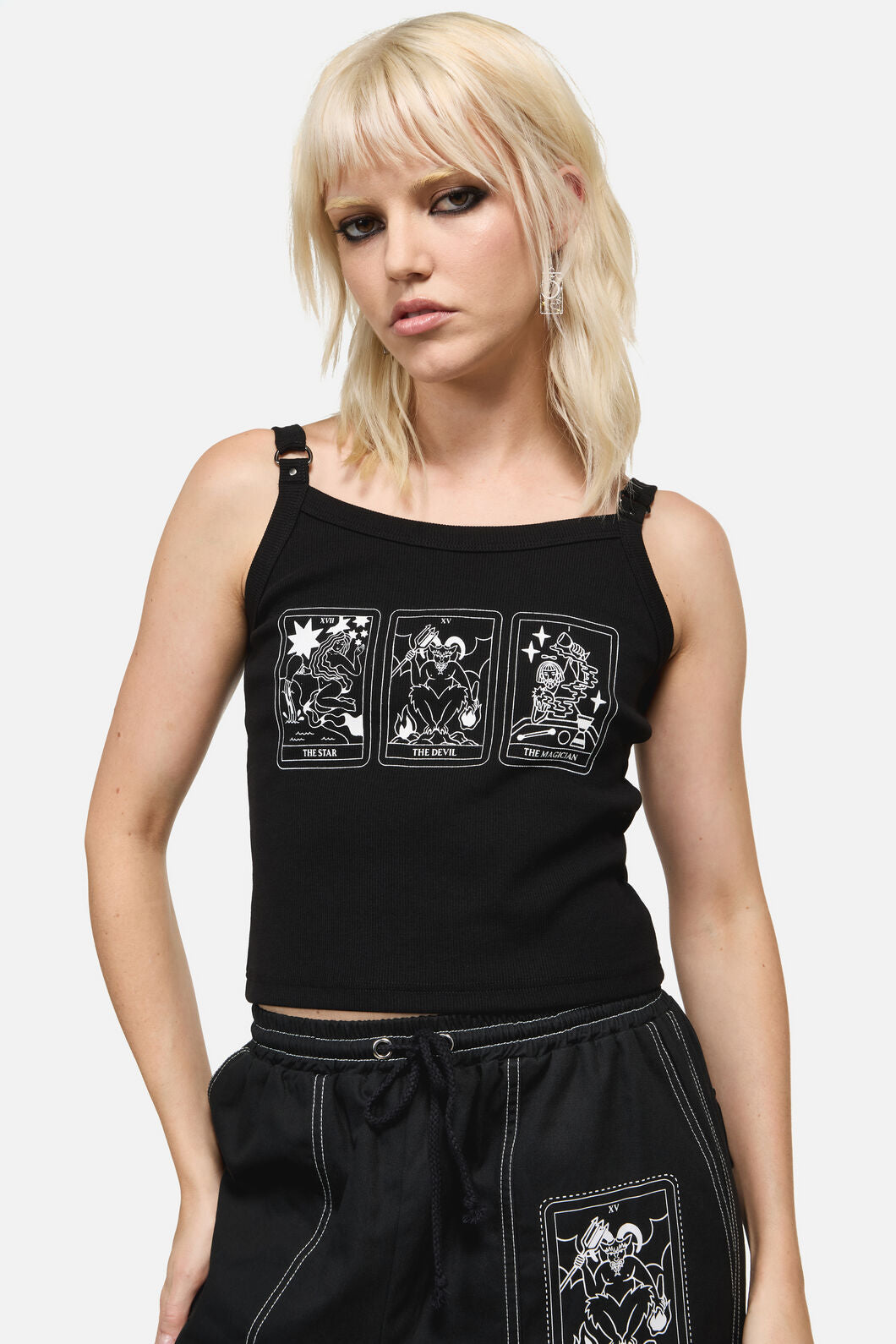 Dangerfield - Tarot Spread Goth Tank Top - black
