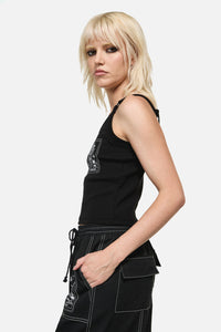 Dangerfield - Tarot Spread Goth Tank Top - black