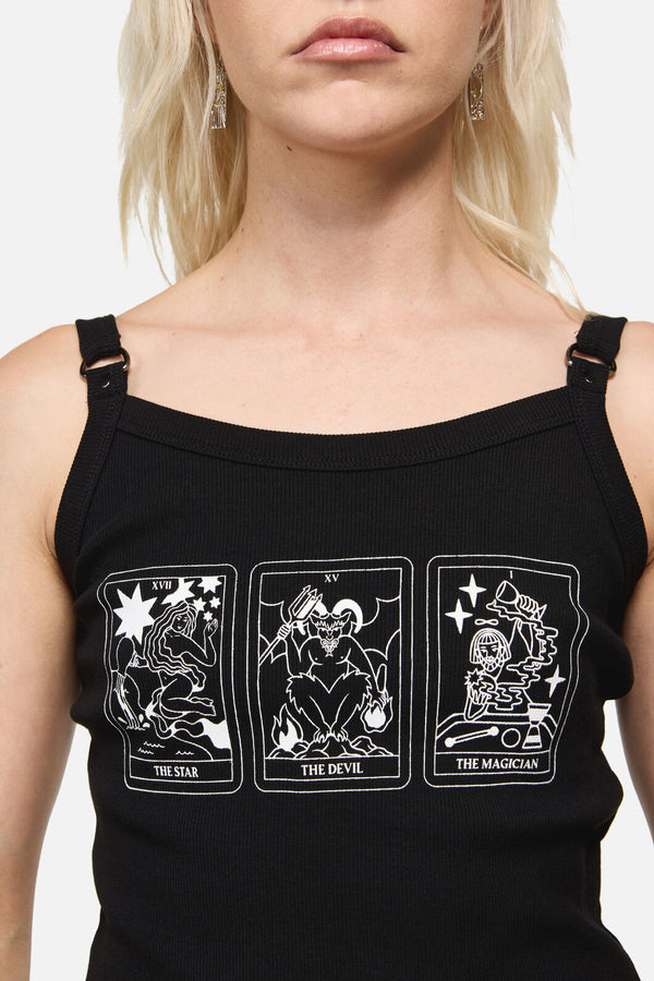 Dangerfield - Tarot Spread Goth Tank Top - black