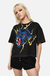 Dangerfield - Rawr Oversized Punk Tee - black