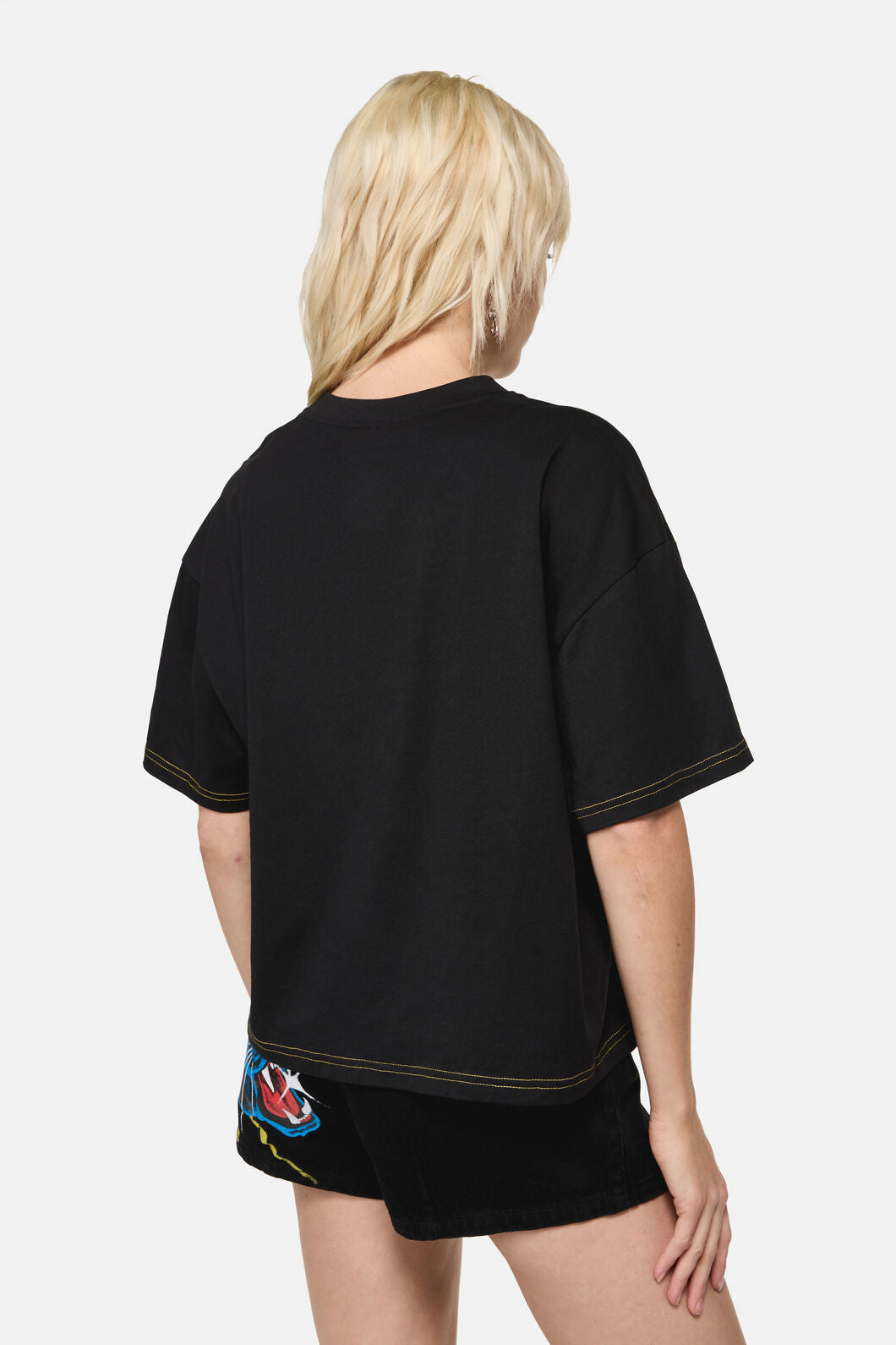 Dangerfield - Rawr Oversized Punk Tee - black