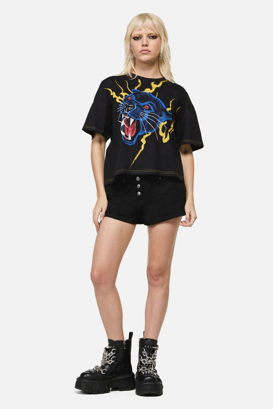 Dangerfield - Rawr Oversized Punk Tee - black