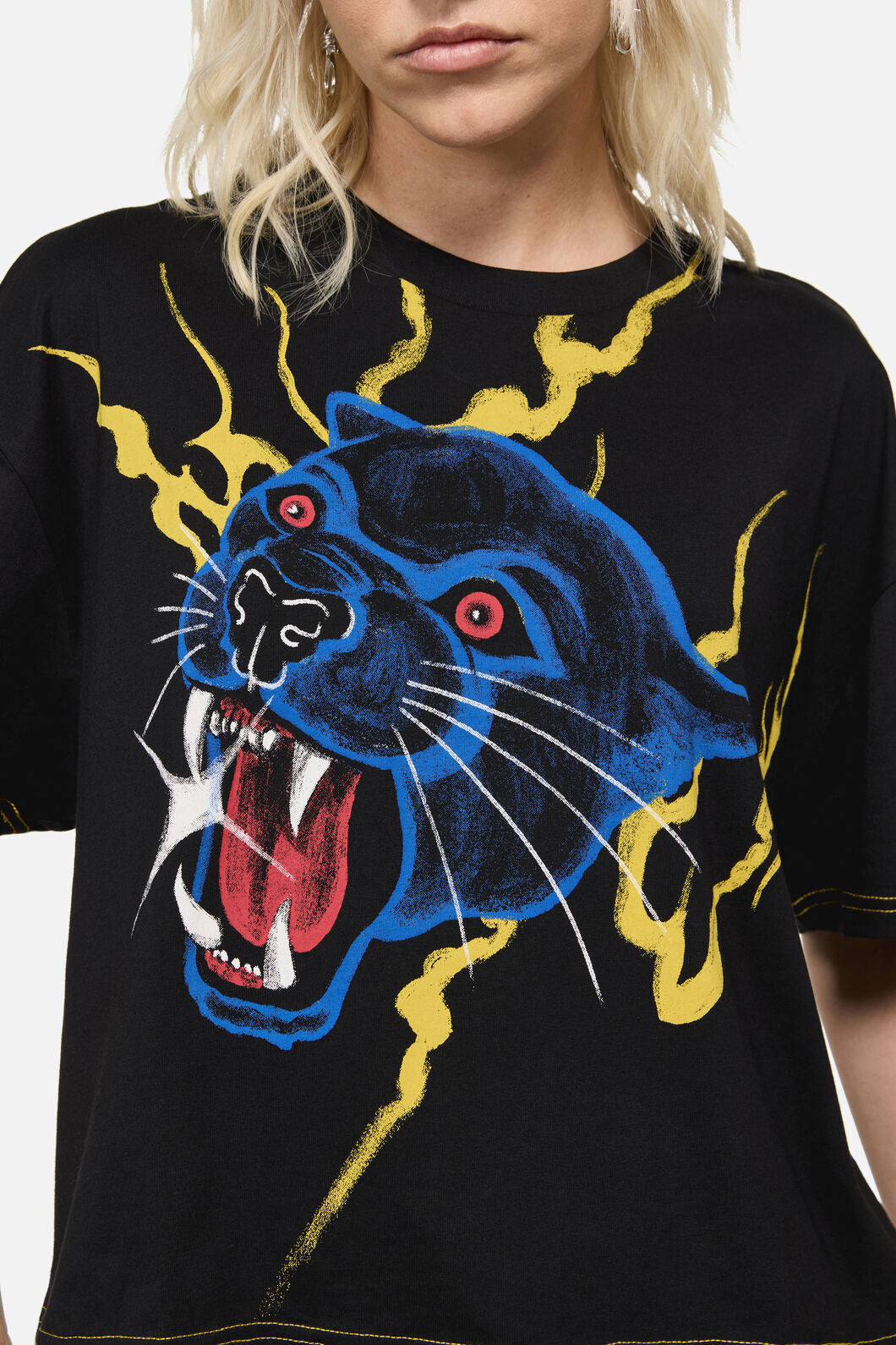 Dangerfield - Rawr Oversized Punk Tee - black