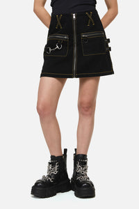 Dangerfield - Electric Punk Trim Skort - black