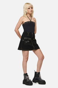 Dangerfield - Electric Punk Trim Skort - black