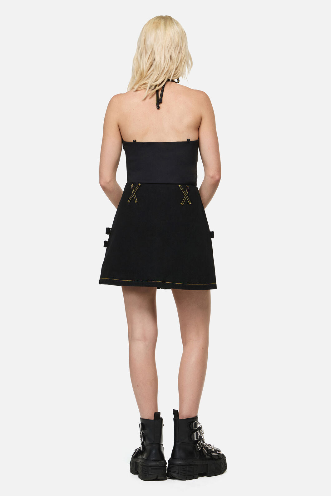 Dangerfield - Electric Punk Trim Skort - black