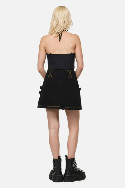 Dangerfield - Electric Punk Trim Skort - black