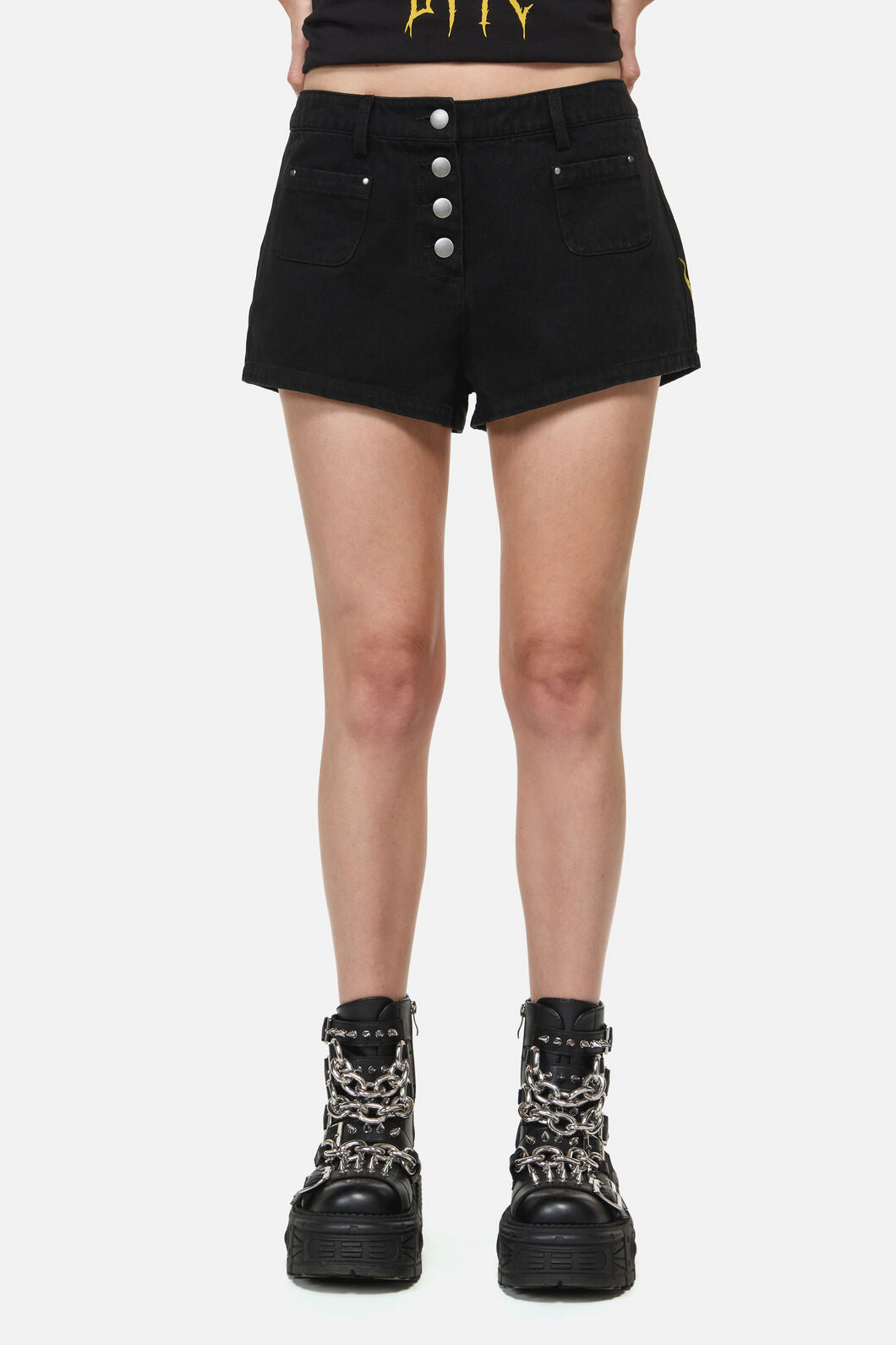 Dangerfield - Rawr Punk Booty Short - black