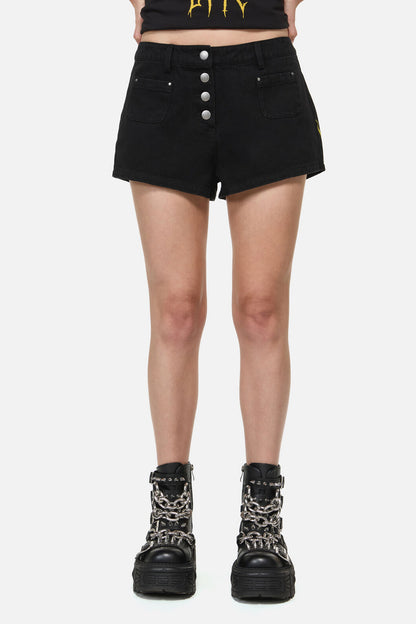 Dangerfield - Rawr Punk Booty Short - black