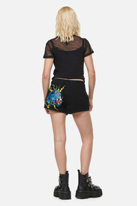 Dangerfield - Rawr Punk Booty Short - black