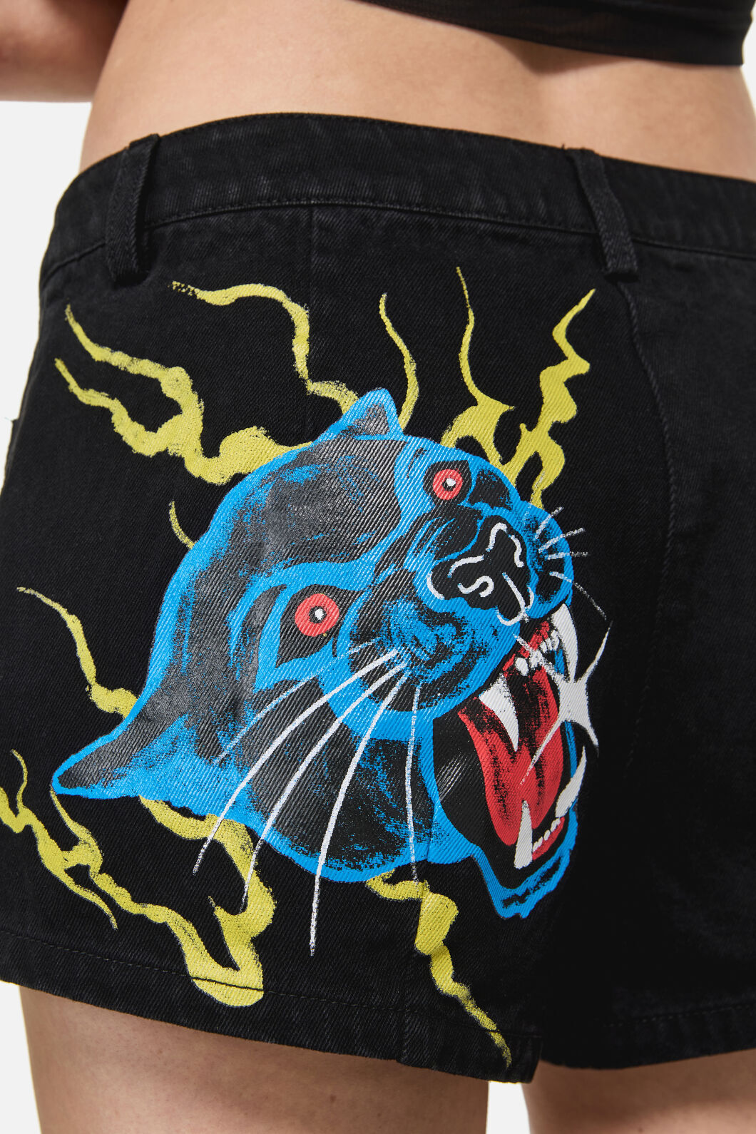 Dangerfield - Rawr Punk Booty Short - black
