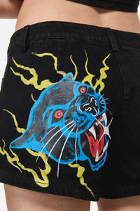 Dangerfield - Rawr Punk Booty Short - black