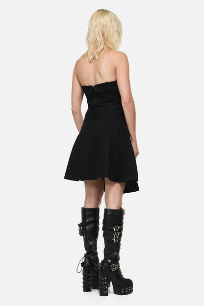 Dangerfield - Flamin Punk Belt Dress - black