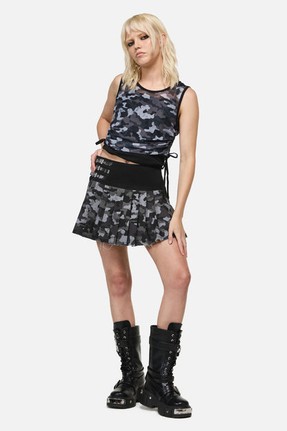 Dangerfield - Disruptive Camo Skort - grey-black