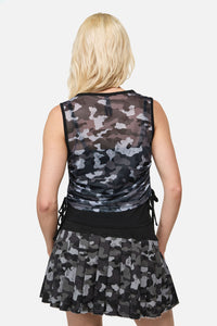 Dangerfield - Disruptive Camo Mesh2PieceTank - grey-black