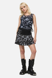 Dangerfield - Disruptive Camo Mesh2PieceTank - grey-black