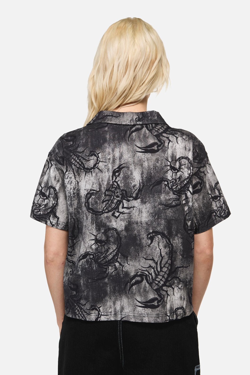Dangerfield - Scorpius Print Shirt - grey