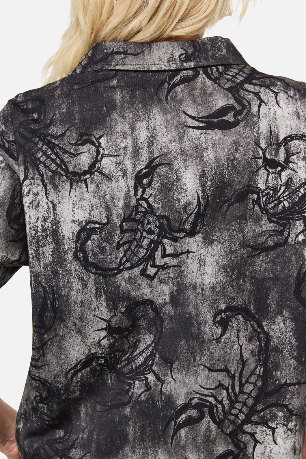 Dangerfield - Scorpius Print Shirt - grey