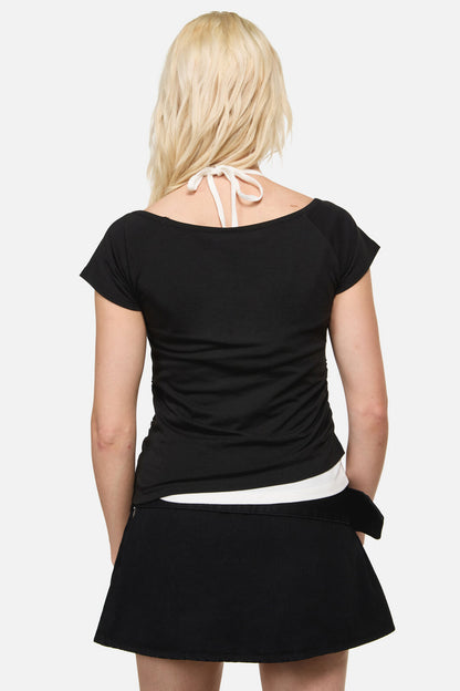 Dangerfield - Dread Tie Up Tee - black