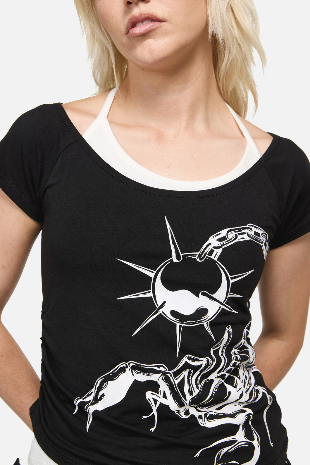 Dangerfield - Dread Tie Up Tee - black