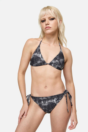 Dangerfield - Scorpius Print Bikini Top - grey