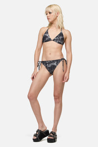 Dangerfield - Scorpius Print Bikini Bottoms - grey