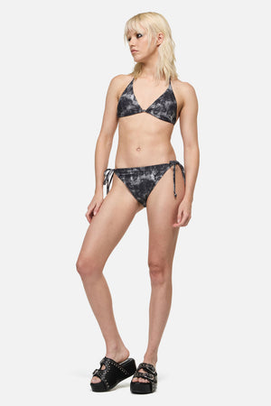 Dangerfield - Scorpius Print Bikini Bottoms - grey