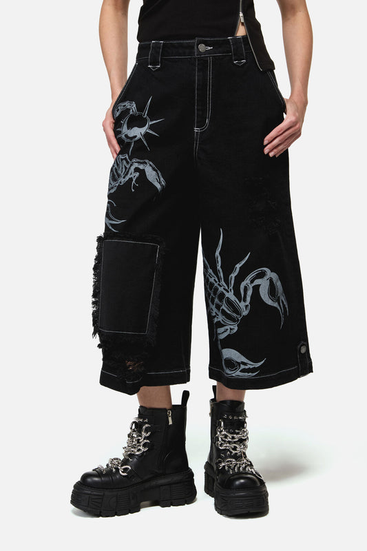 Dangerfield - Dread Distressed Patch Jeans - black