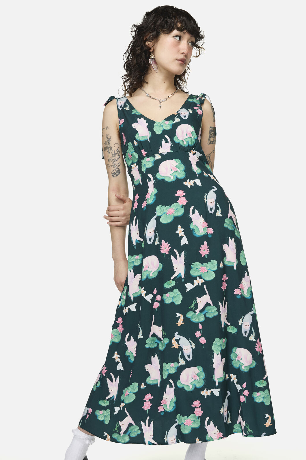 Lilycat Cottagecore Midi Dress Dangerfield Lilycat Cottagecore Midi Dress Dangerfield
