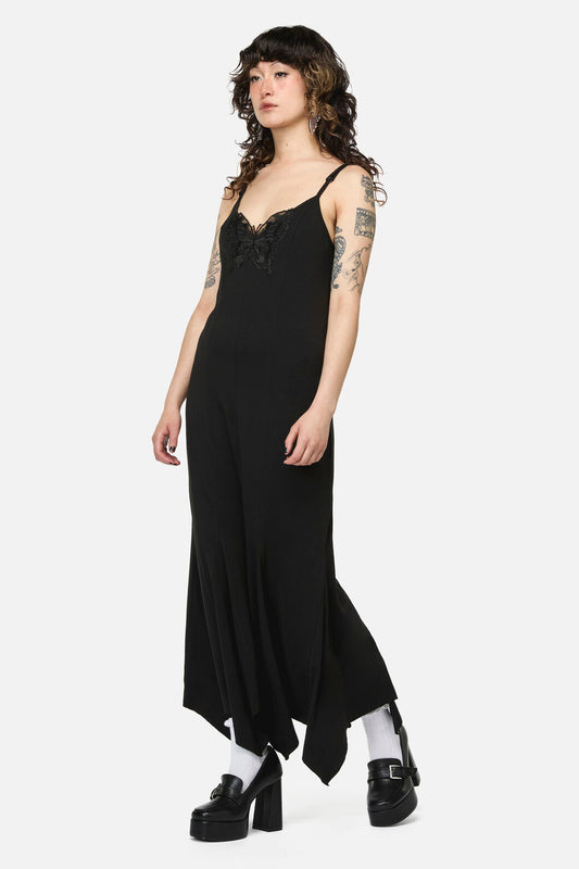 Dangerfield - Naiad Goth Maxi Dress - black