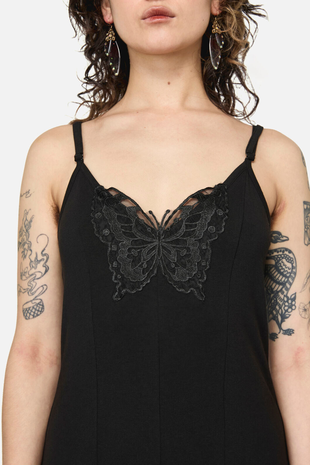 Dangerfield - Naiad Goth Maxi Dress - black