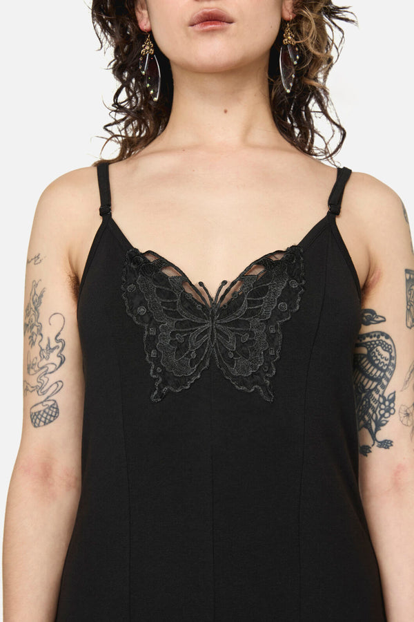 Dangerfield - Naiad Goth Maxi Dress - black