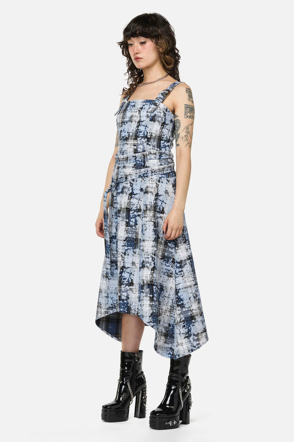 Dangerfield - Fiendish Tartan Goth MaxiDress - multi