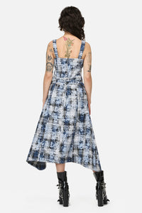 Dangerfield - Fiendish Tartan Goth MaxiDress - multi