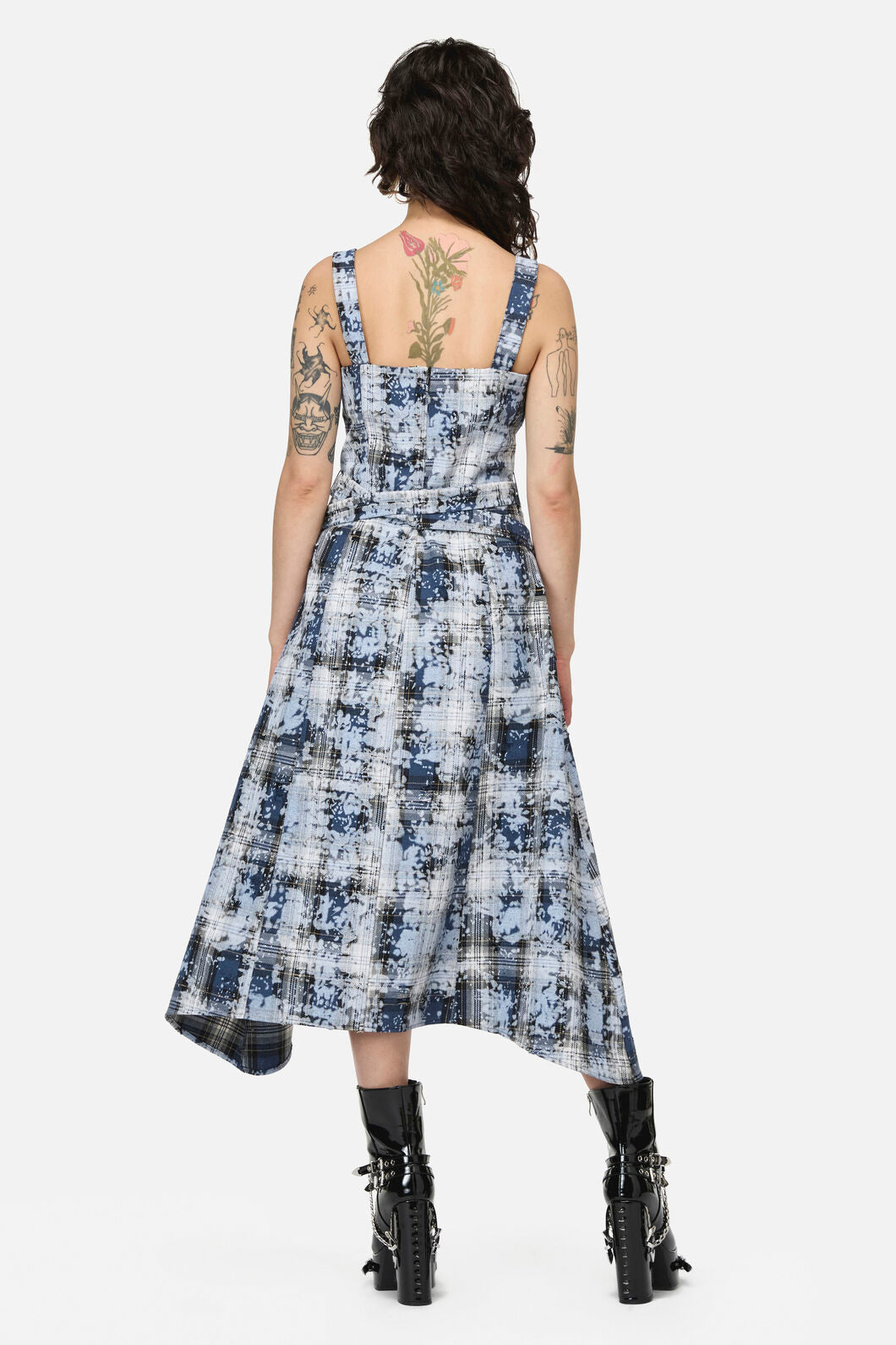 Dangerfield - Fiendish Tartan Goth MaxiDress - multi