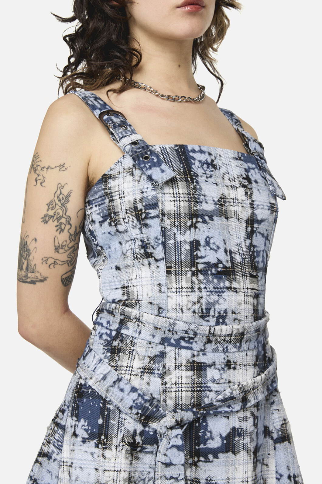 Dangerfield - Fiendish Tartan Goth MaxiDress - multi