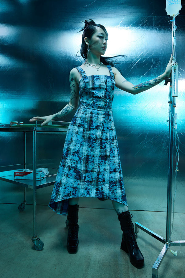 Dangerfield - Fiendish Tartan Goth MaxiDress - multi