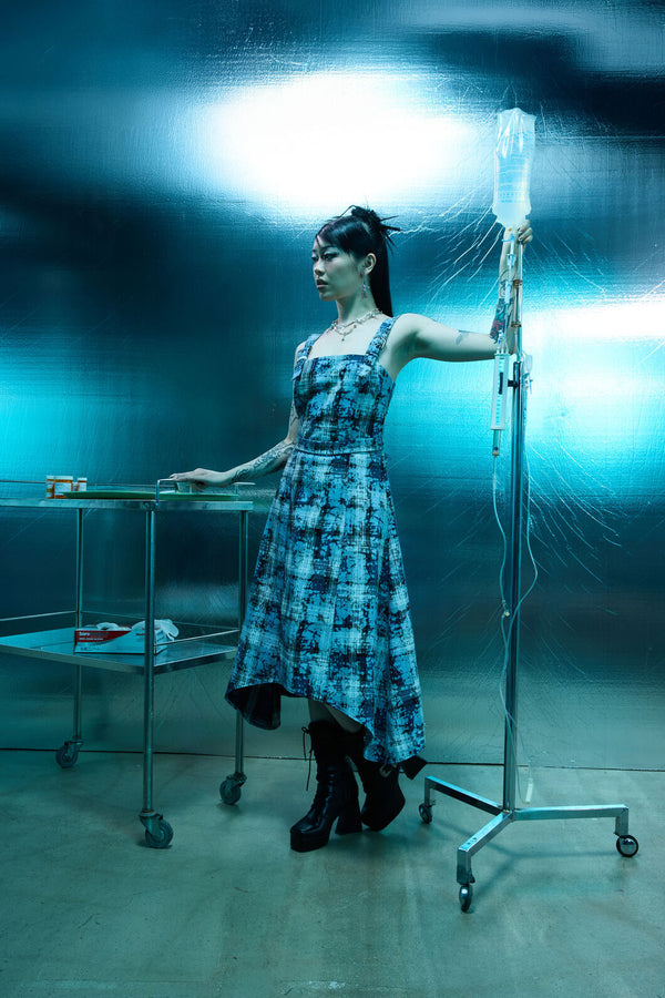 Dangerfield - Fiendish Tartan Goth MaxiDress - multi