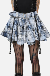 Dangerfield - Fiendish Tartan Goth Skort - multi