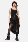 Dangerfield - Sinister Goth Maxi Skirt - black