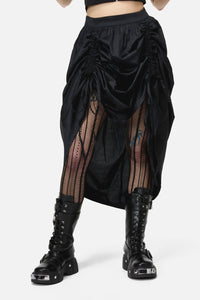Dangerfield - Sinister Goth Maxi Skirt - black