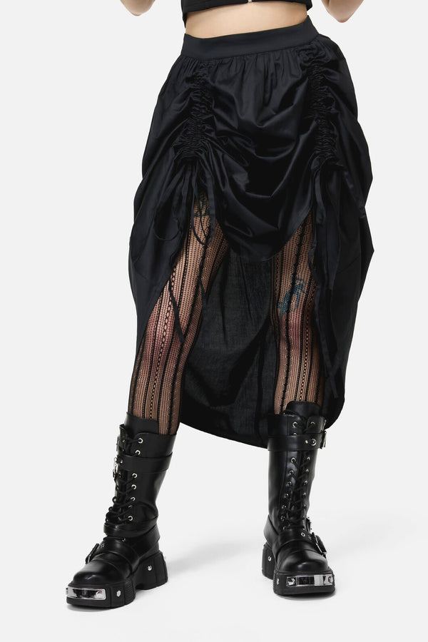 Dangerfield - Sinister Goth Maxi Skirt - black