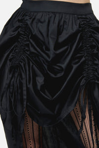 Dangerfield - Sinister Goth Maxi Skirt - black