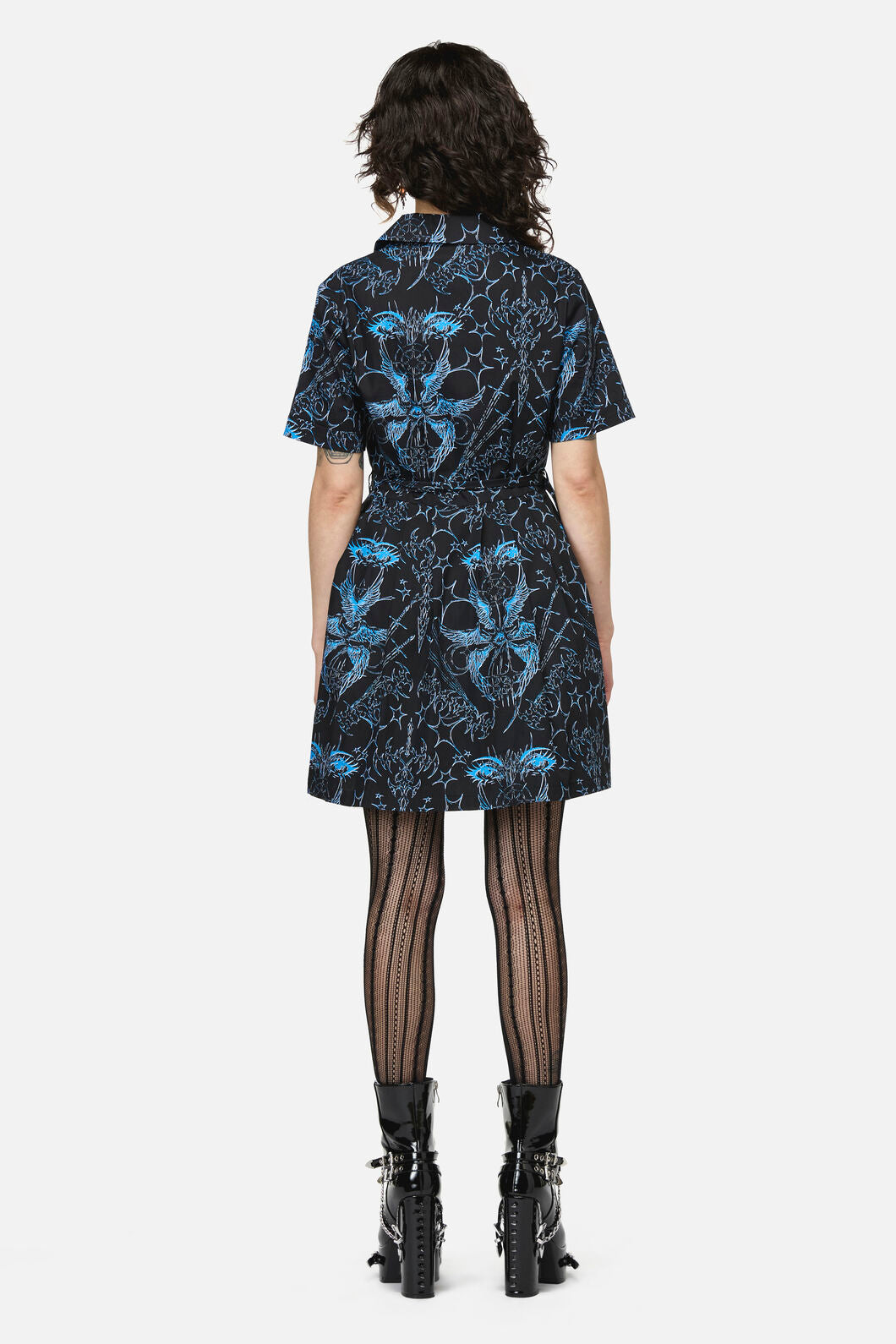 Dangerfield - Heathen Goth Mini Dress - black