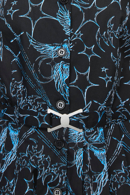 Dangerfield - Heathen Goth Mini Dress - black