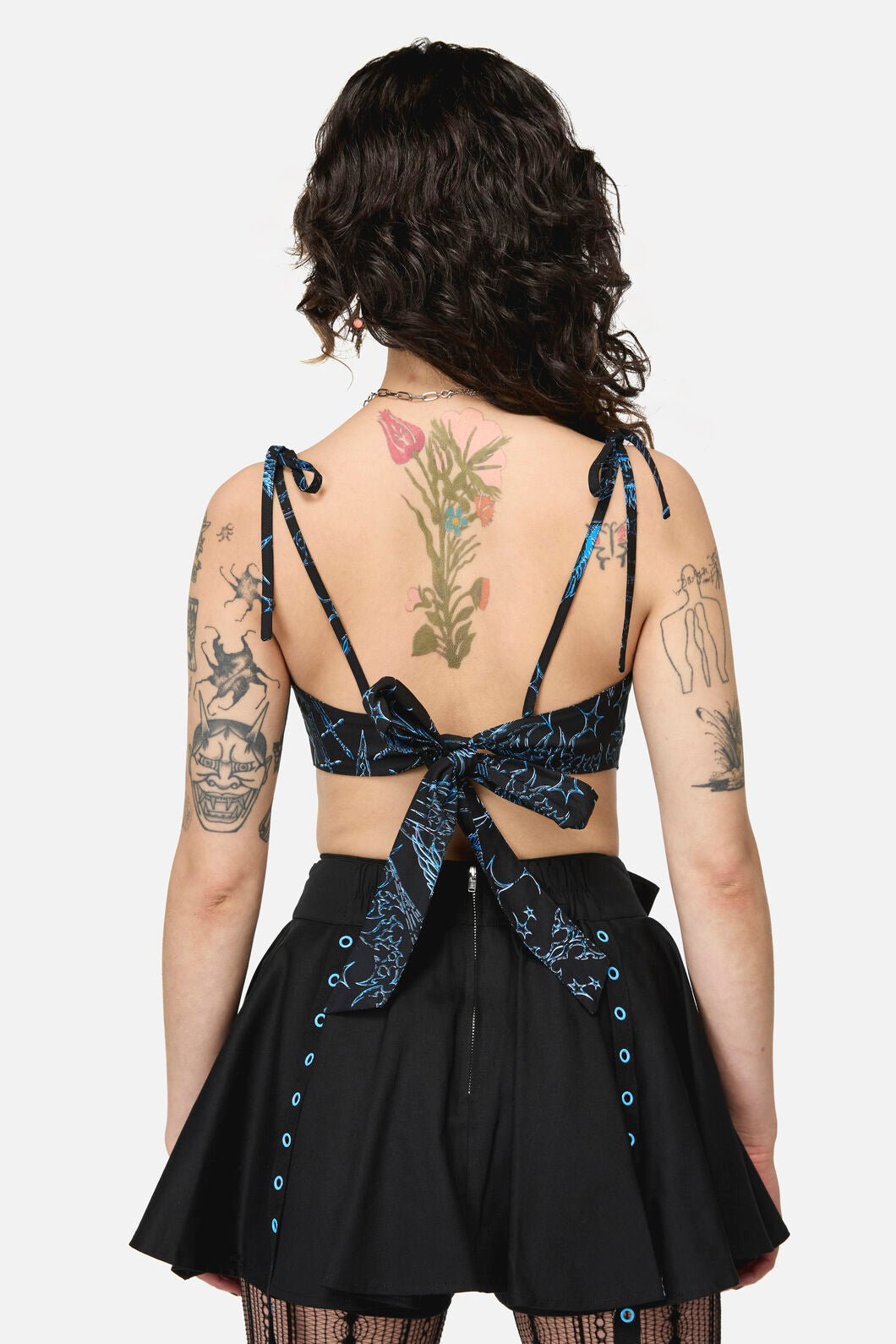 Dangerfield - Divination Goth Tie Top - black