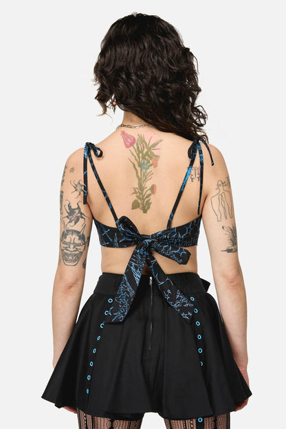 Dangerfield - Divination Goth Tie Top - black